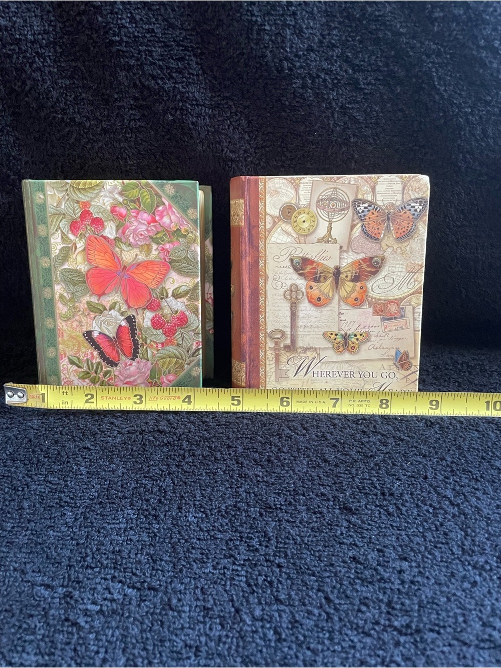 2 Vintage Punch Studio Style Mini Books with Hidden Note Pads - Picture 6 of 9